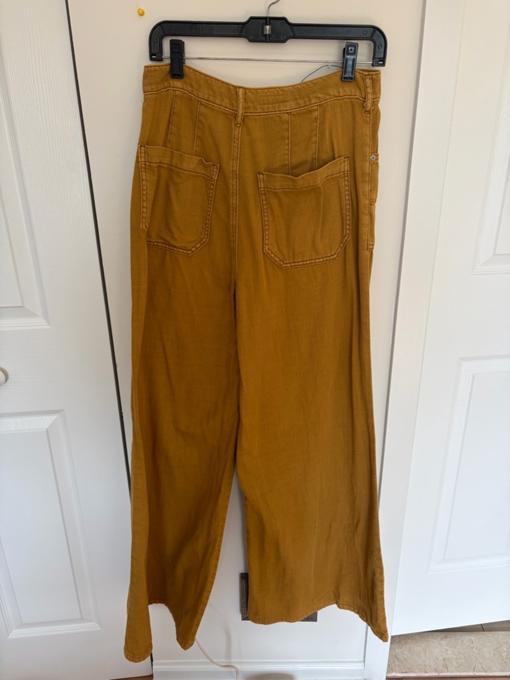 Pilcro Golden Mustard High-Rise Wide Leg Pants - Picture 5 of 5